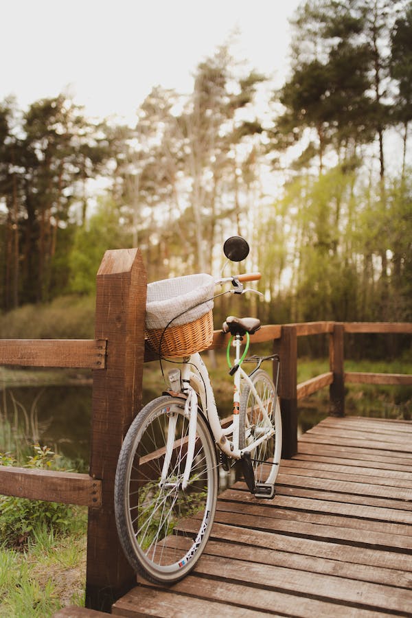 Bike near the lake